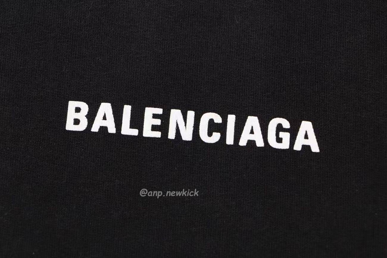 Balenciaga Fw23 Letter Logo Printing Short Sleeve T Shirt (2) - www.newkick.vip